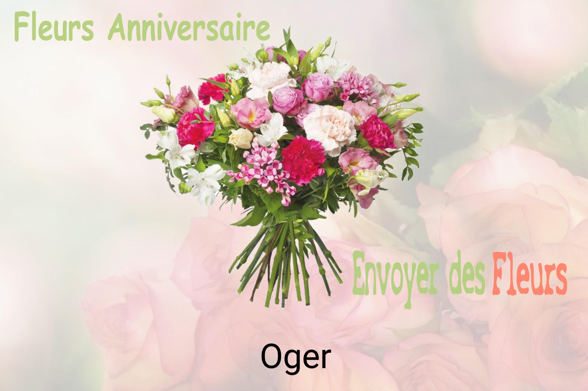 Bouquet de fleurs d’anniversaire livré à Oger